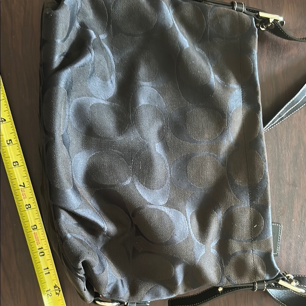 Coach BlackBrown color Hobo Bag with Sleek Design